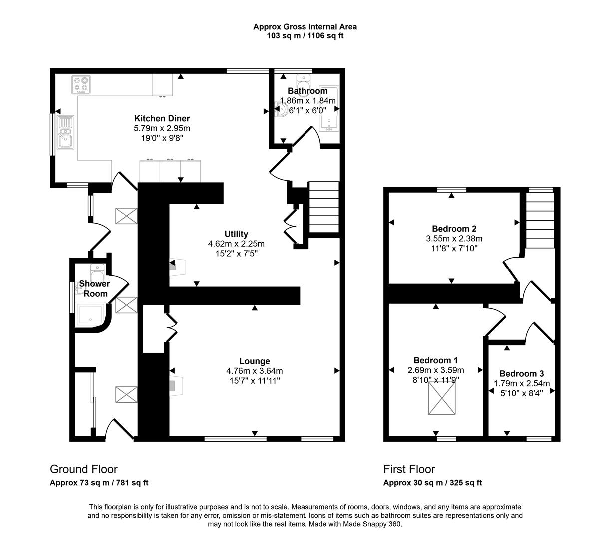 2, Nestor Square, Narberth floorplan