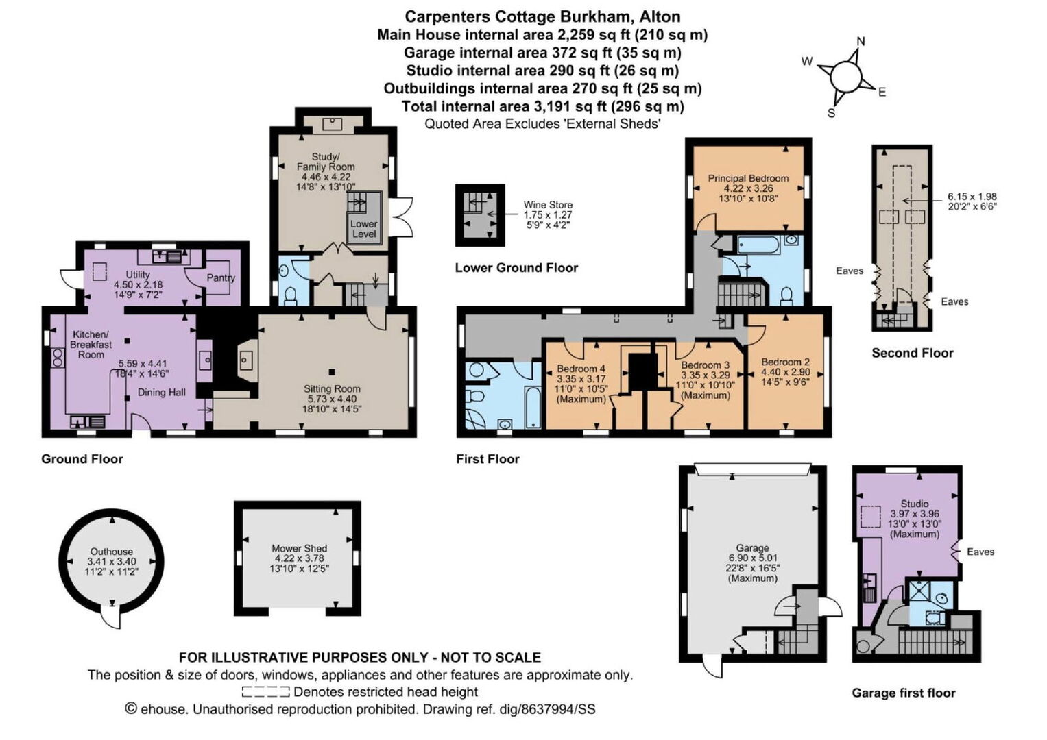 Carpenters Cottage, Alton floorplan