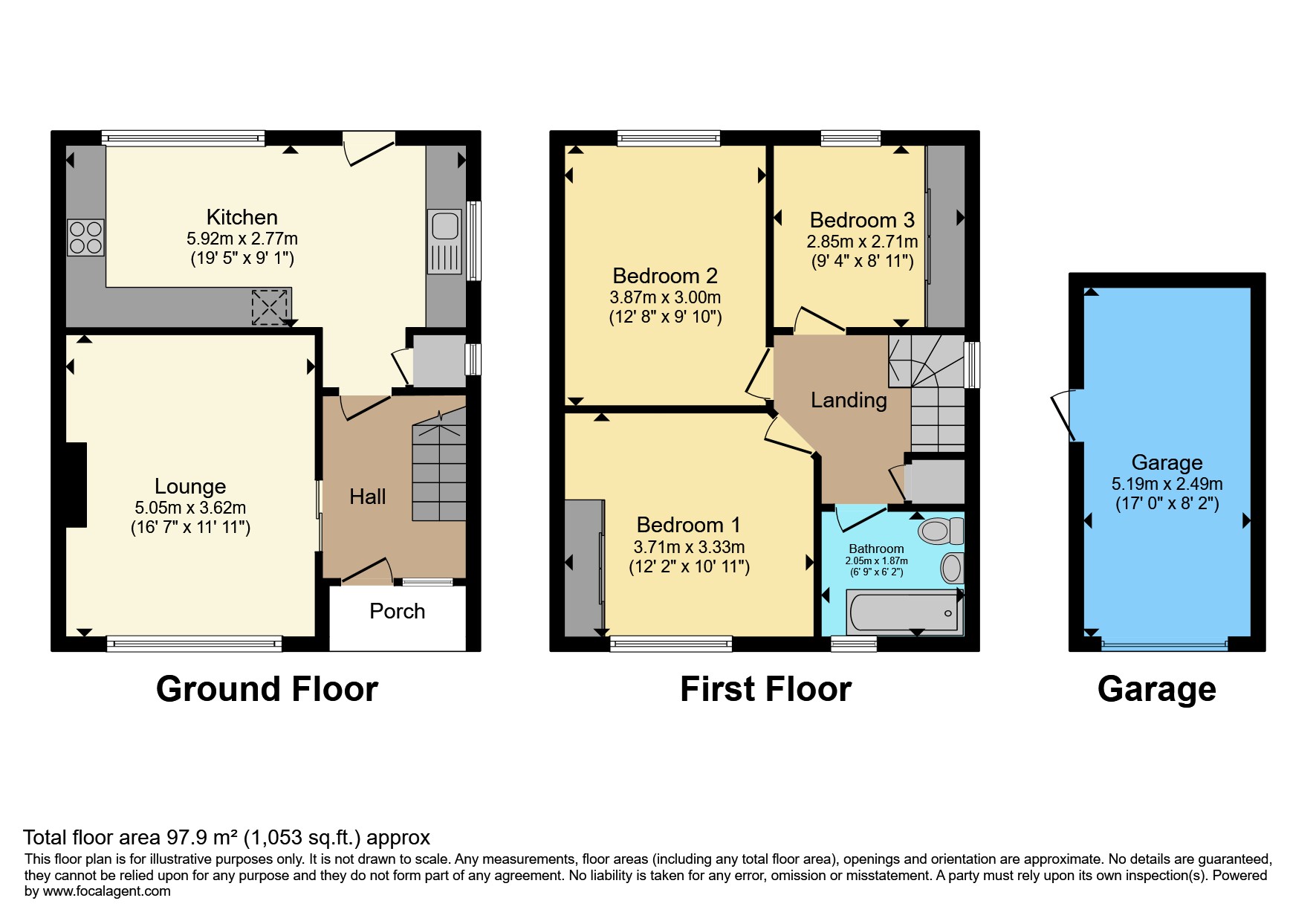 18, Holmwood Avenue, Kidderminster floorplan