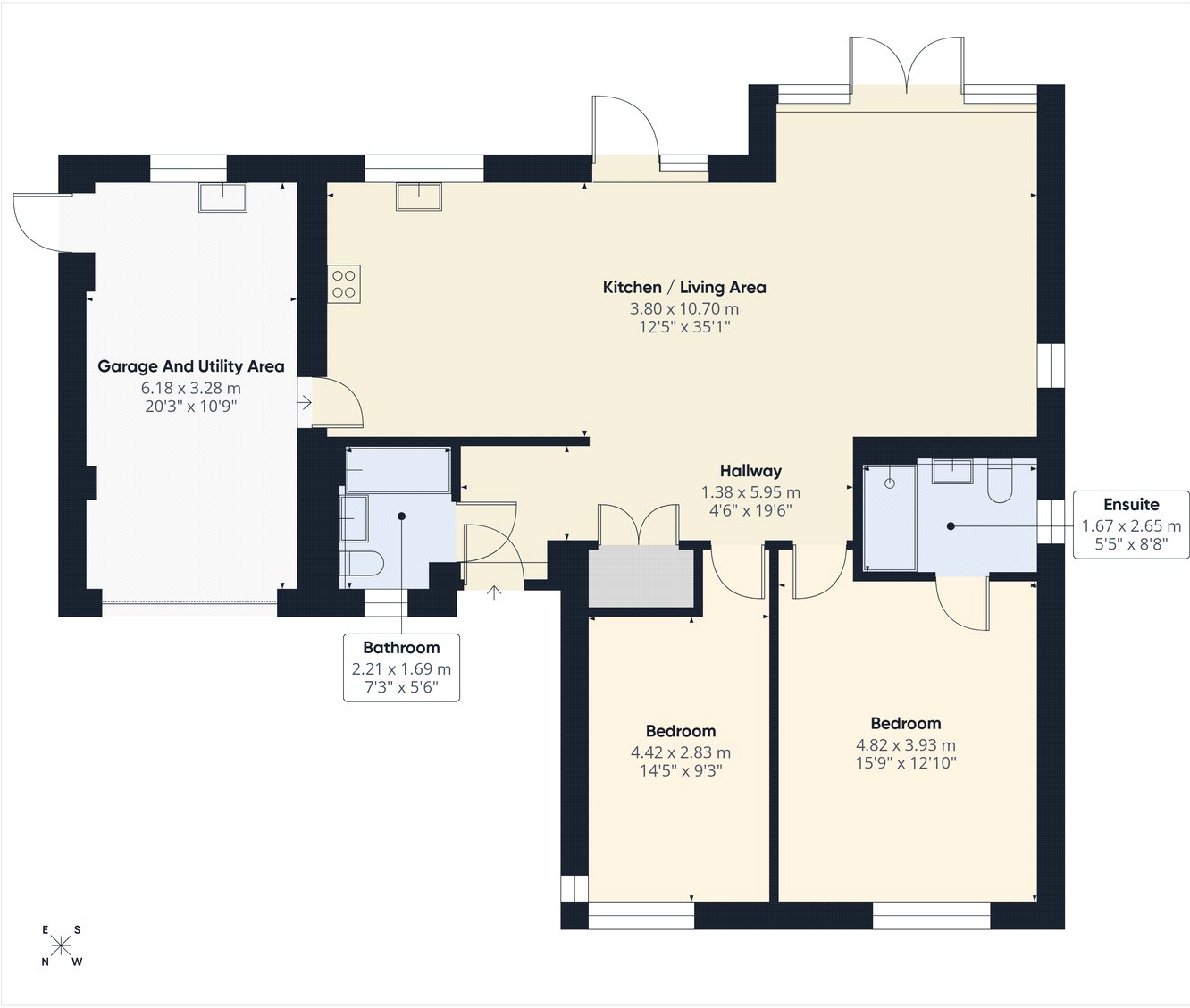 15, Silva Gardens, Falmouth floorplan