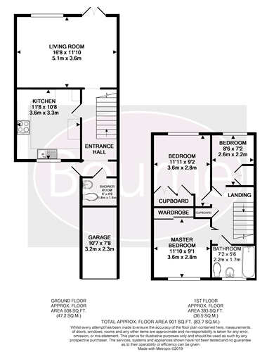 3 Bedrooms Terraced house to rent in Heron Close, Guildford GU2