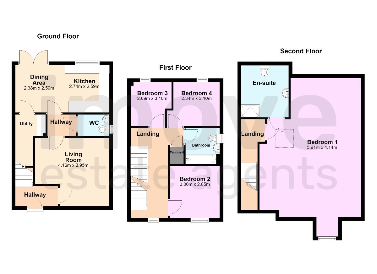 Plot 59, The Kennet, Newton Abbot floorplan