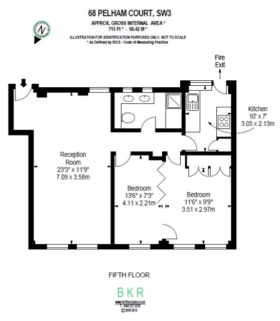 1 Bedrooms Flat to rent in Pelham Court, 145 Fulham Road, Chelsea, London SW3