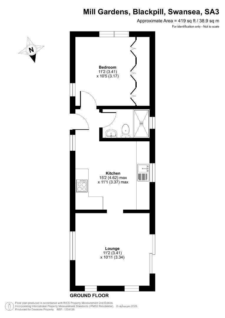 49, Mill Gardens, Swansea floorplan