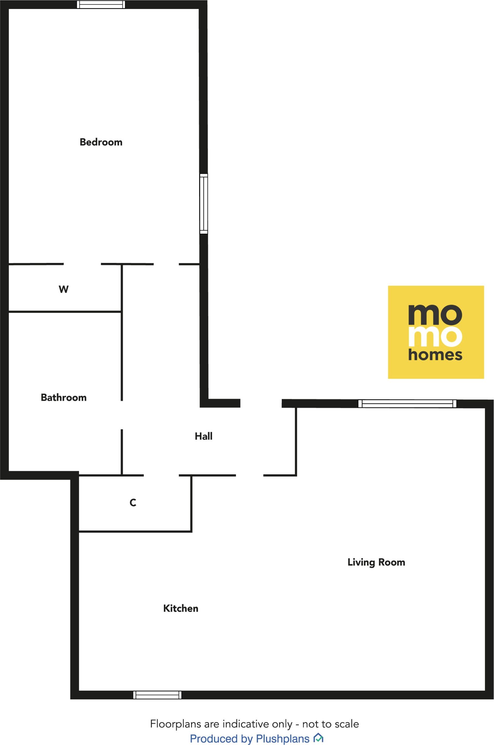 74a Muir Street, Larkhall floorplan