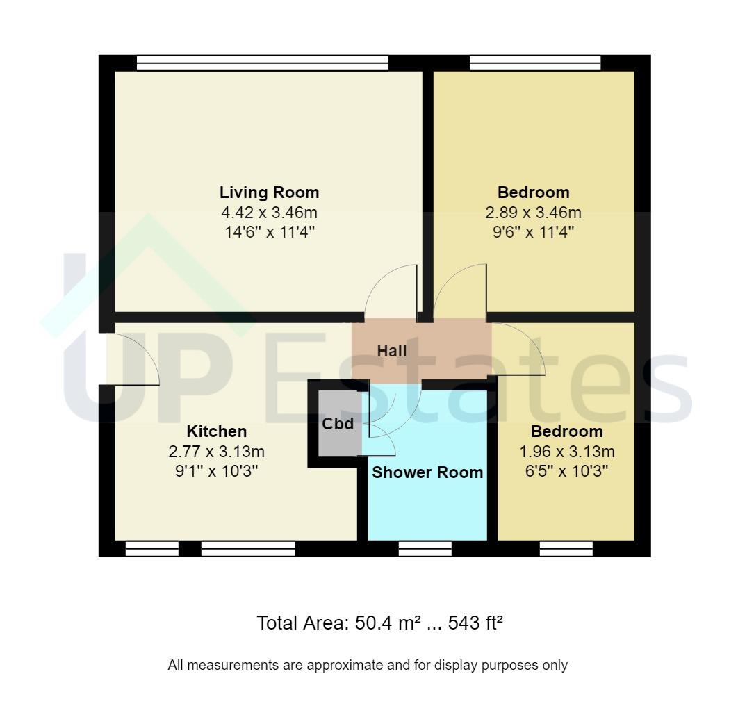 Flat 14, Crathie Close, Coventry floorplan