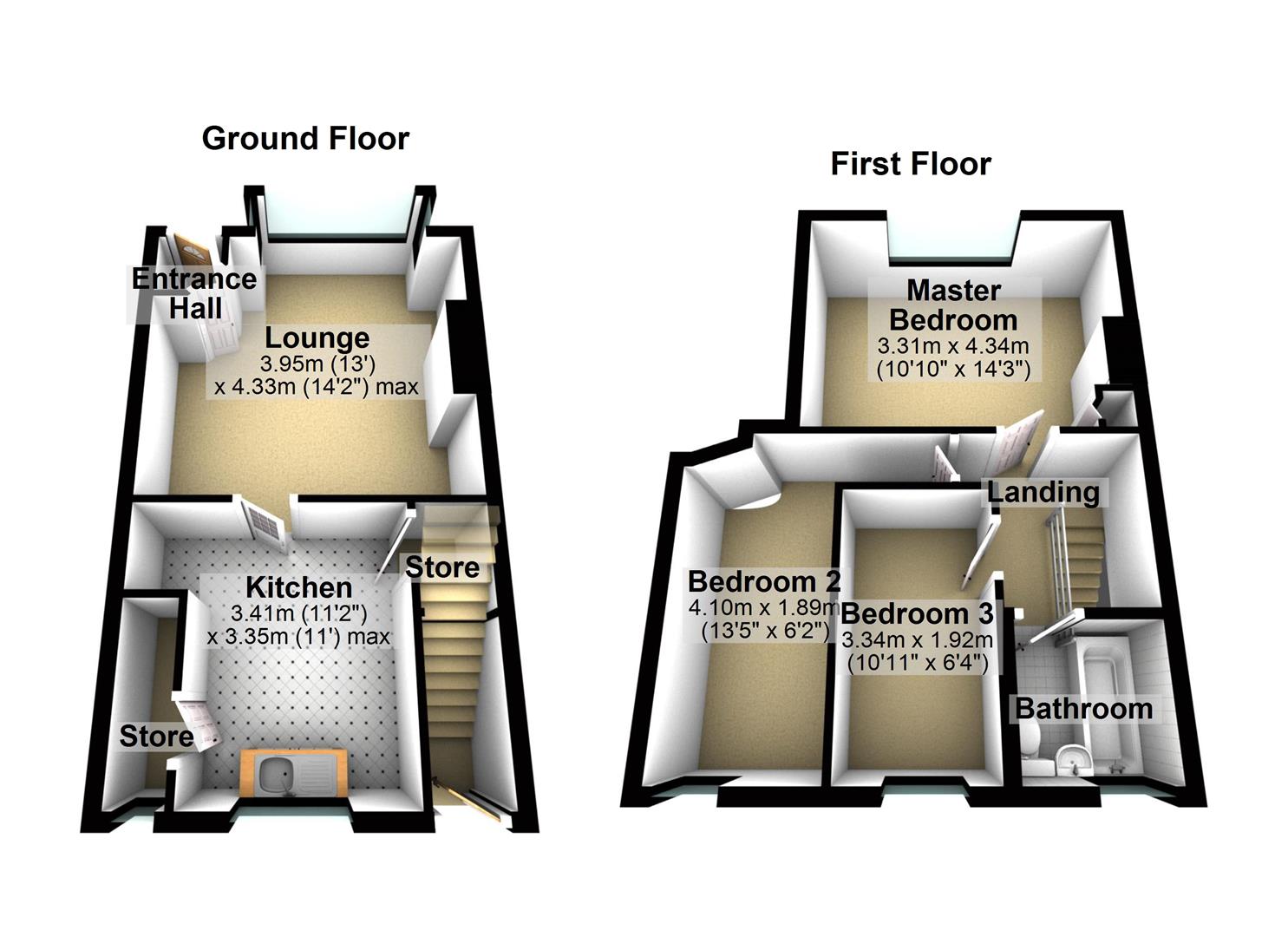 3 Bedrooms Terraced house for sale in Harbour Crescent, Wibsey, Bradford BD6