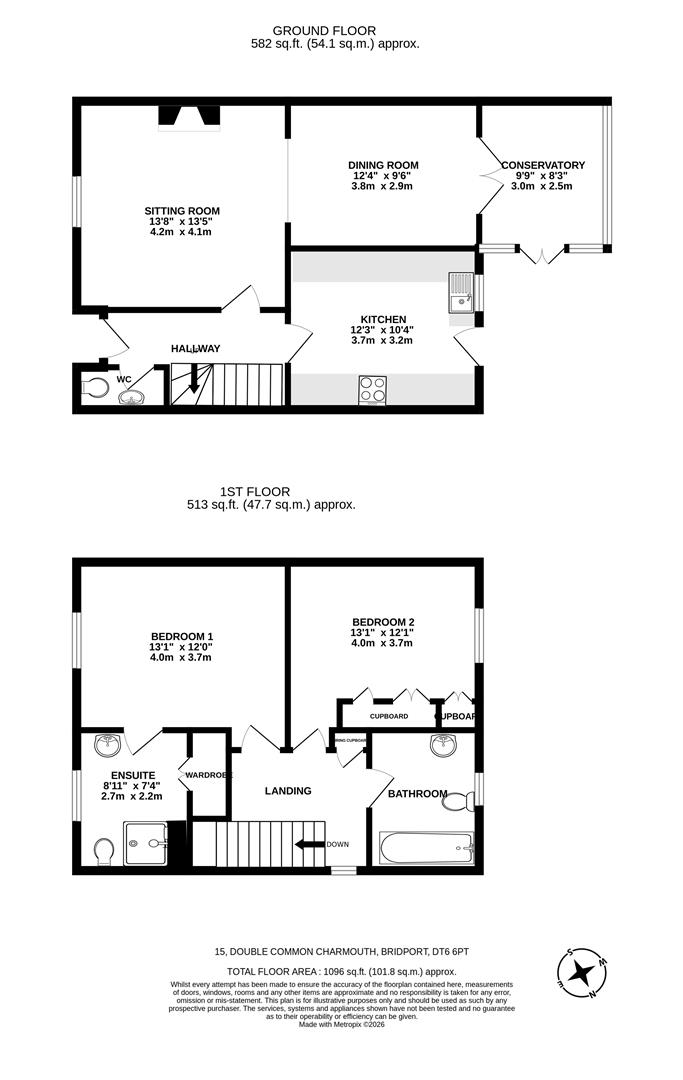 15, Double Common, Bridport floorplan