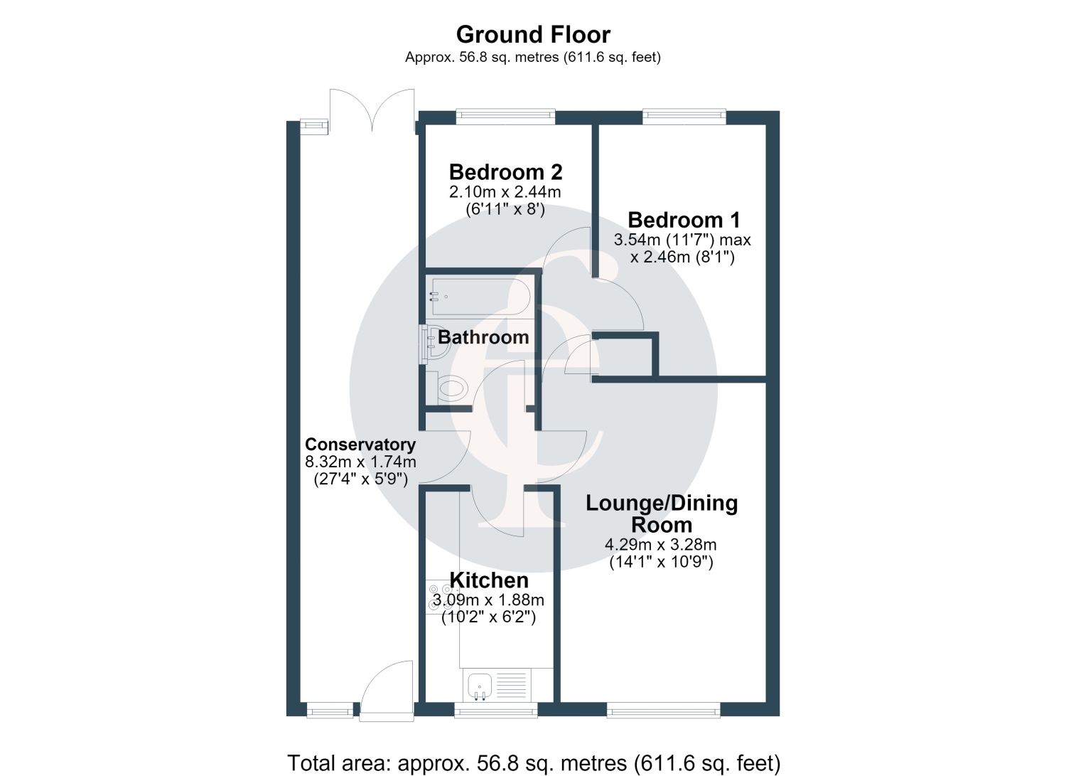 27, Clover Close, Stratford-upon-Avon floorplan