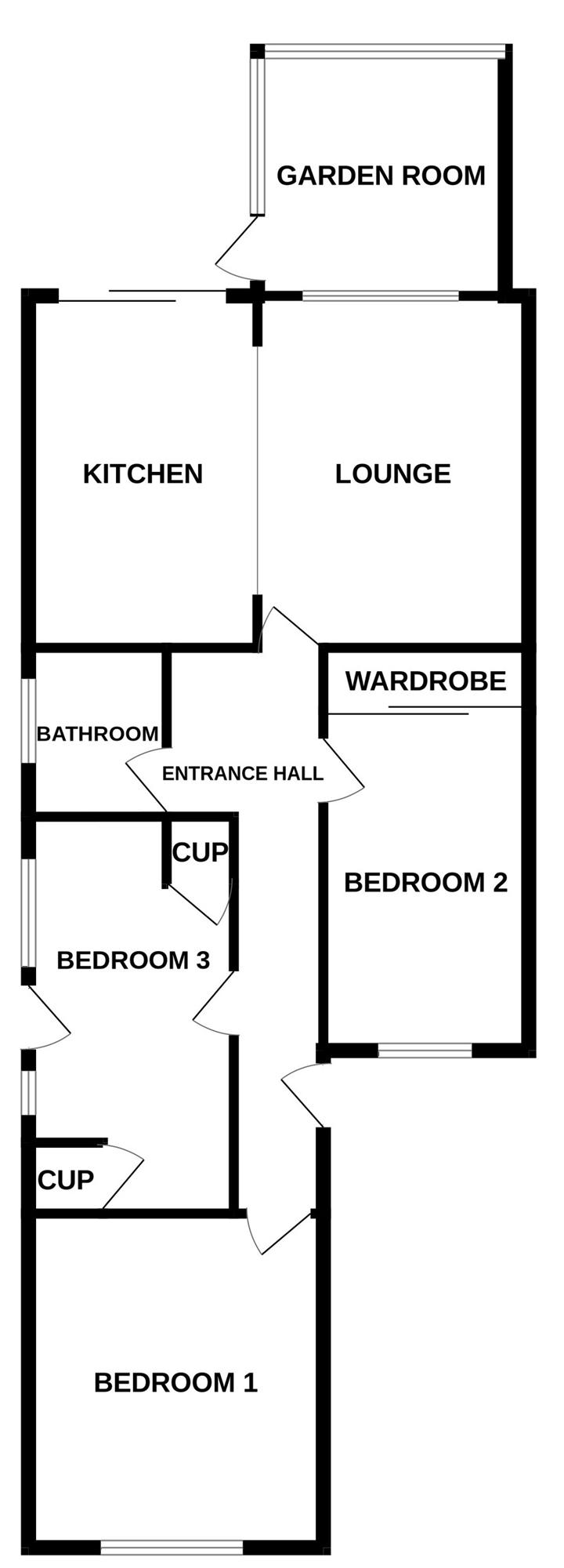 14, Tudor Green, West Clacton floorplan