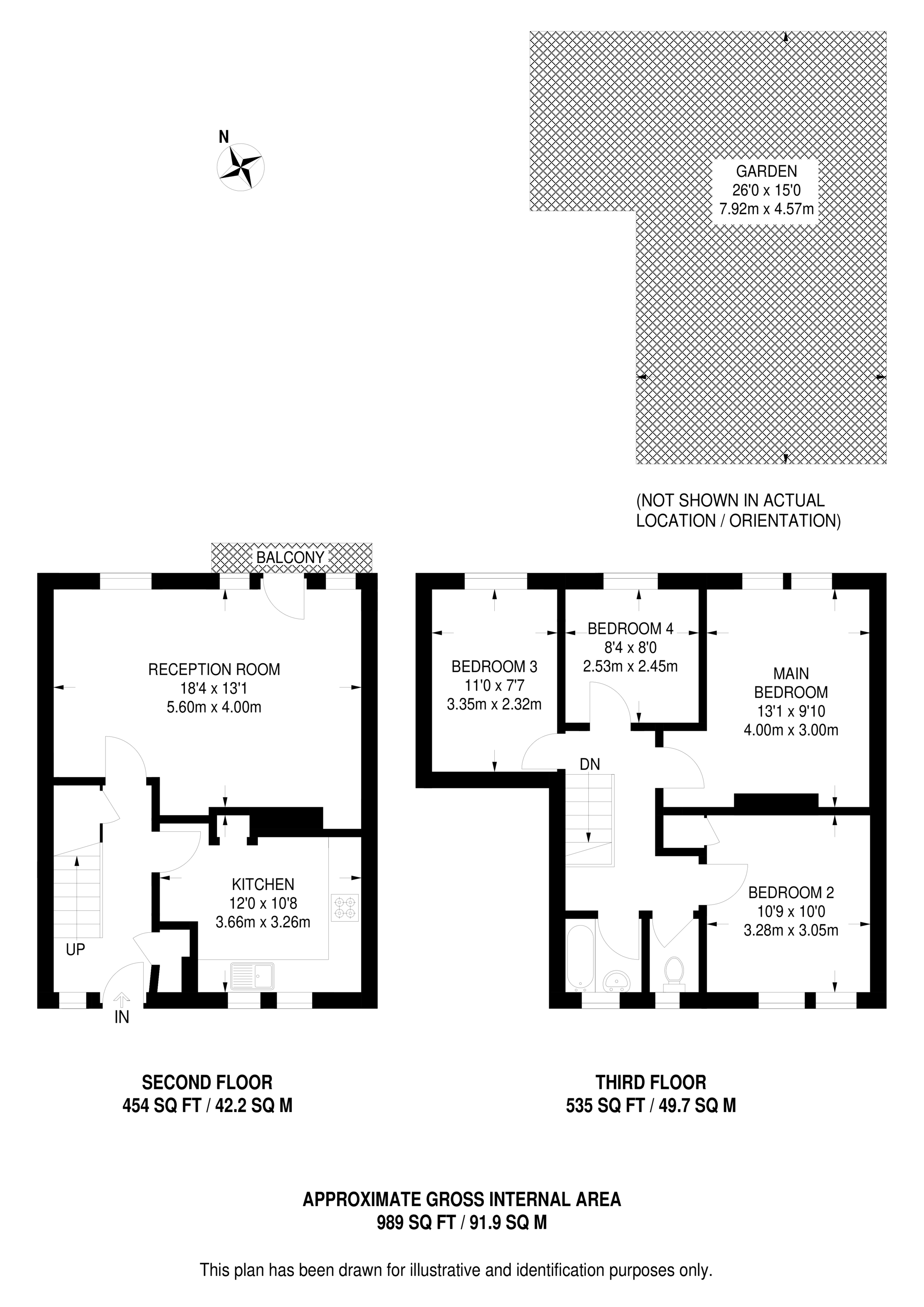 Tiverton Road, N16, Harringay floorplan