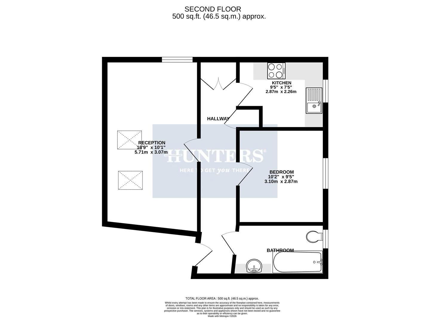 5, Wilkinsons Court, York floorplan