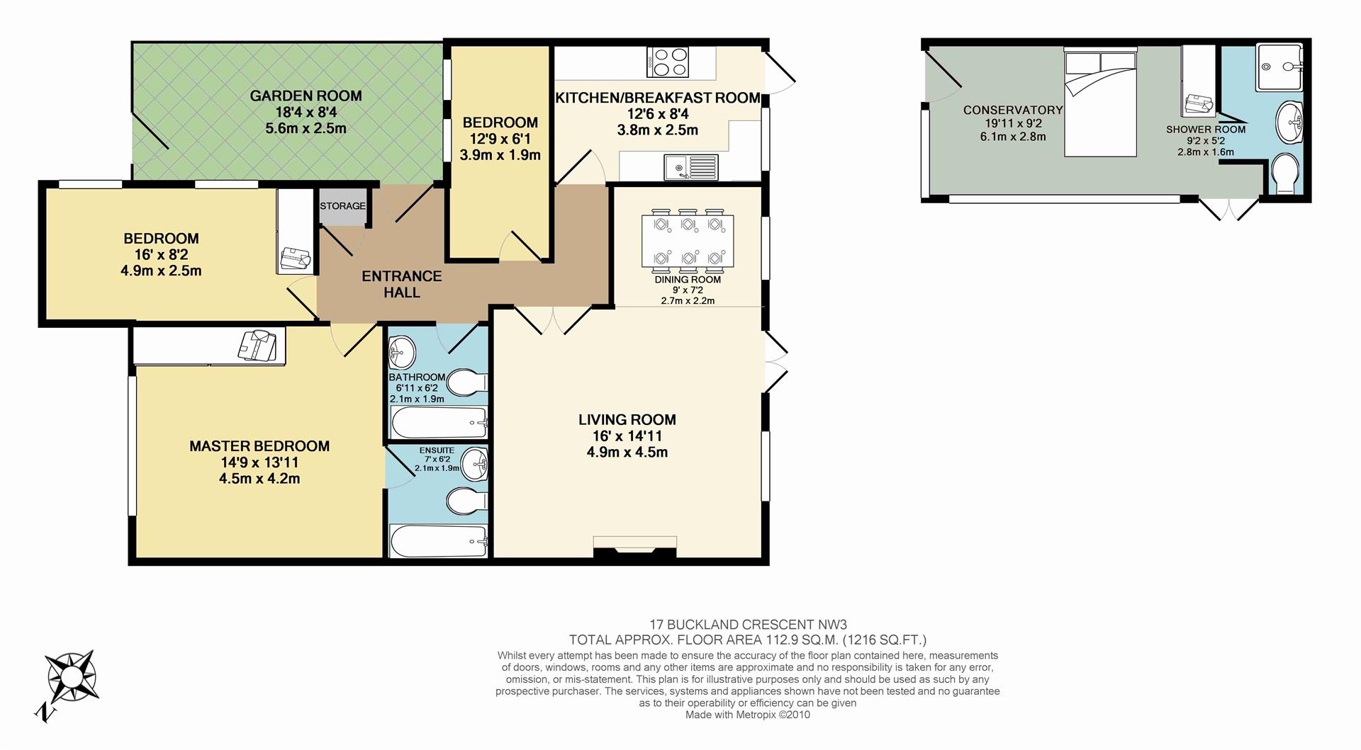 3 Bedrooms Flat to rent in Buckland Crescent, London NW3