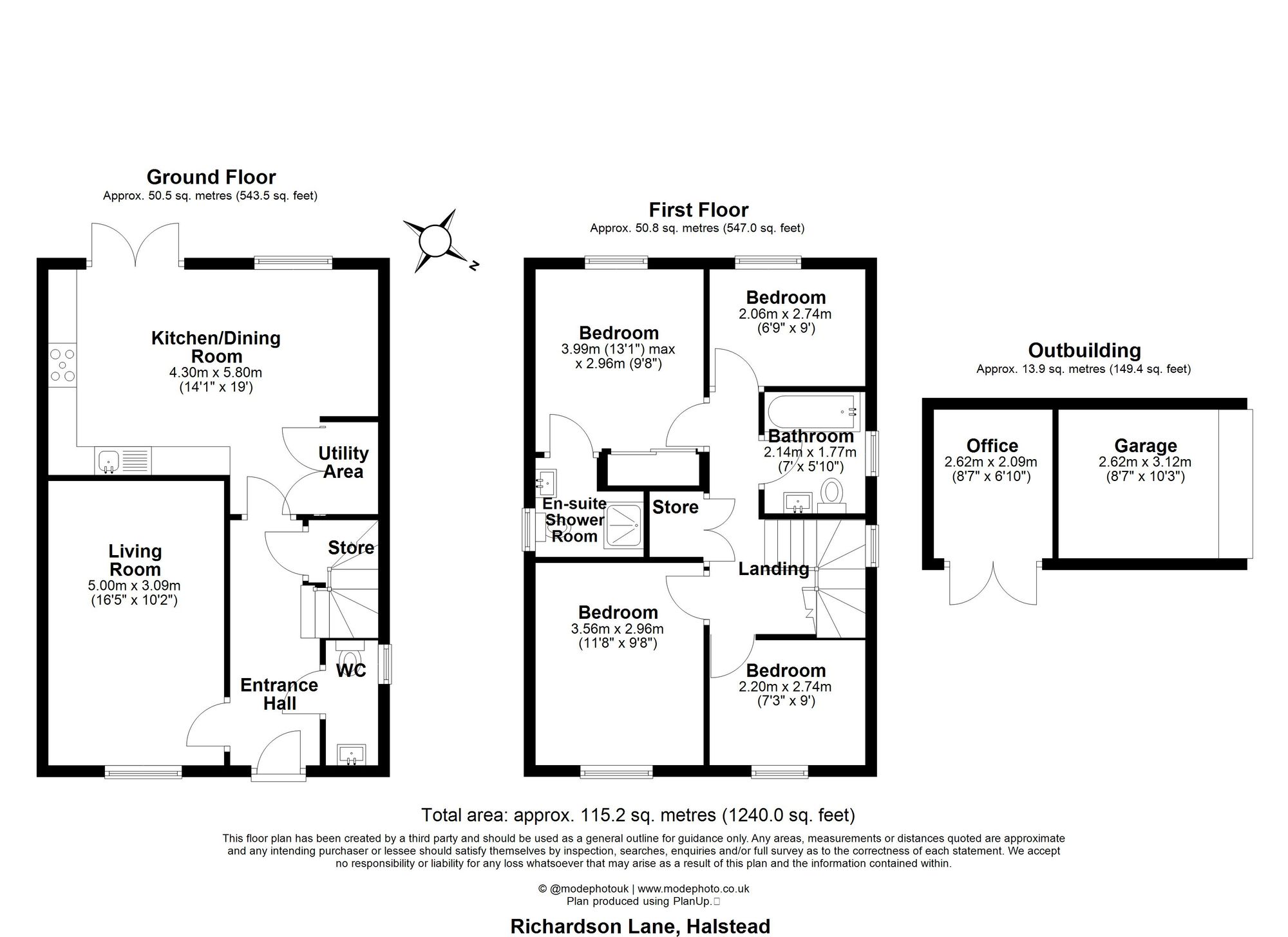 14 Richardson Lane, Halstead floorplan