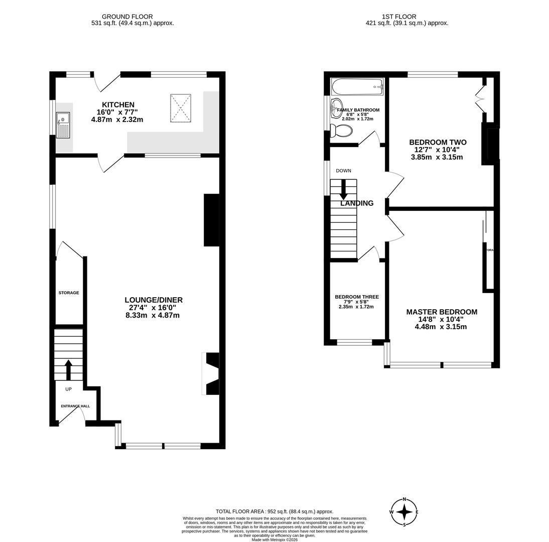 Mayfield Avenue, Preston floorplan