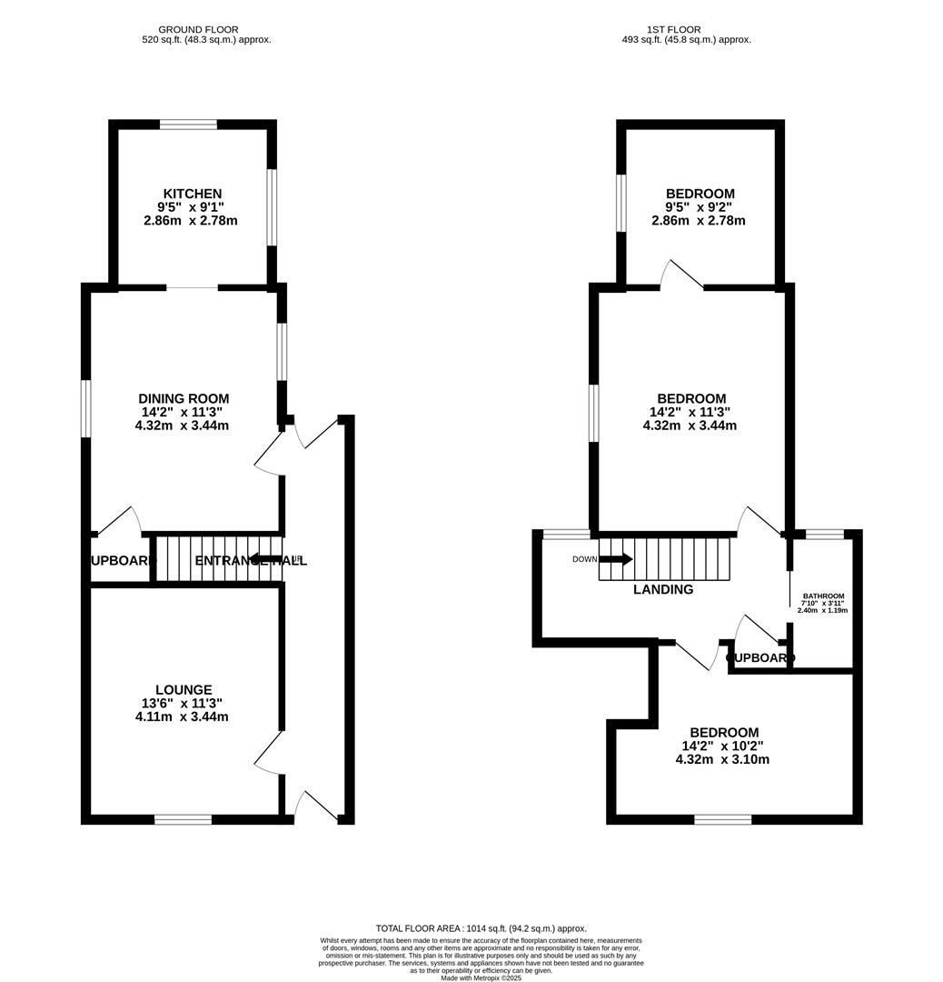 62, Queen Street, Louth floorplan