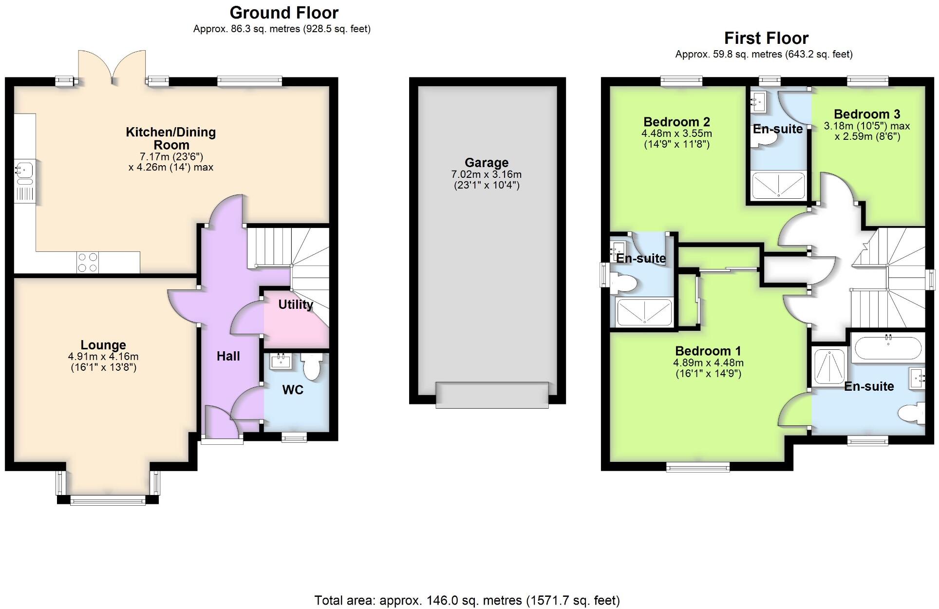 4, Bluebell Walk, Bishops Stortford floorplan