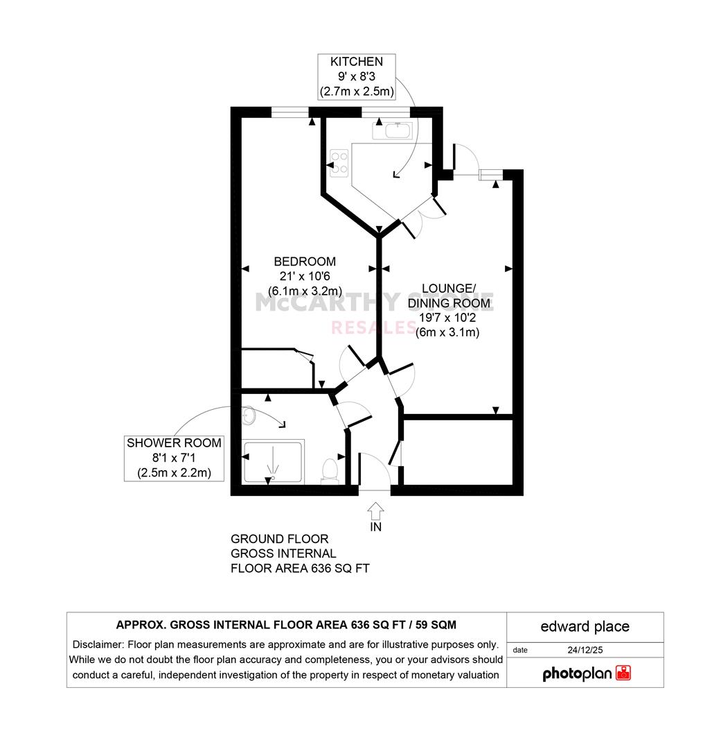 8 Edward Place, 14 Churchfield Road, Walton-On-Thames floorplan