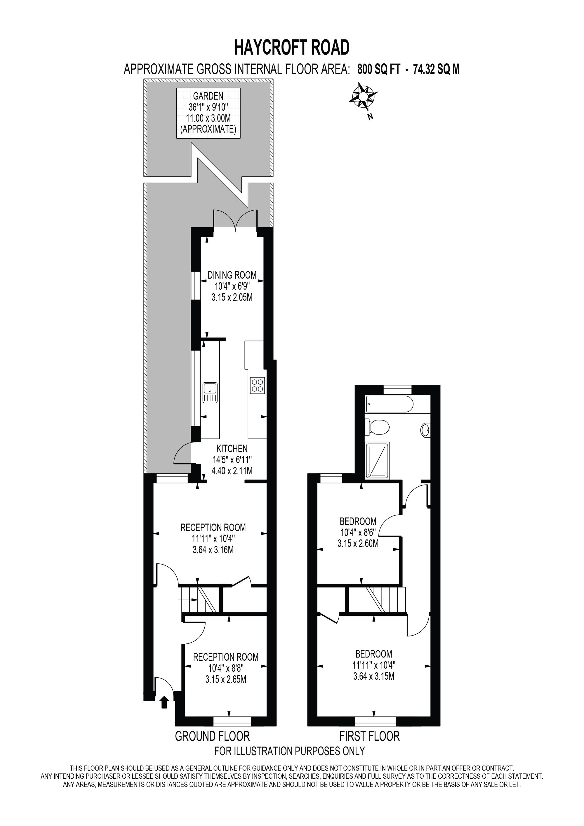 19 Haycroft Road, Surbiton floorplan