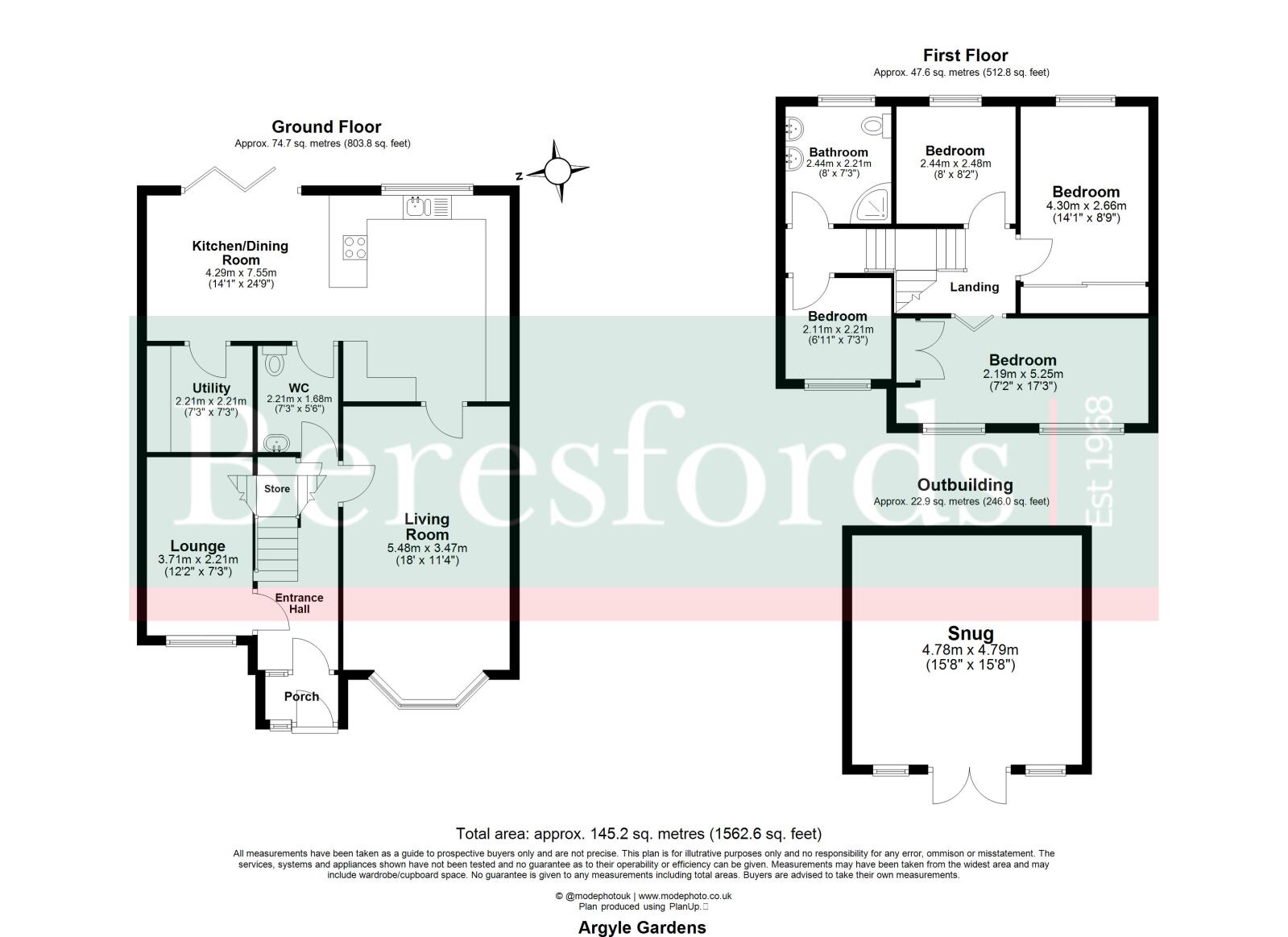 33, Argyle Gardens, Upminster floorplan