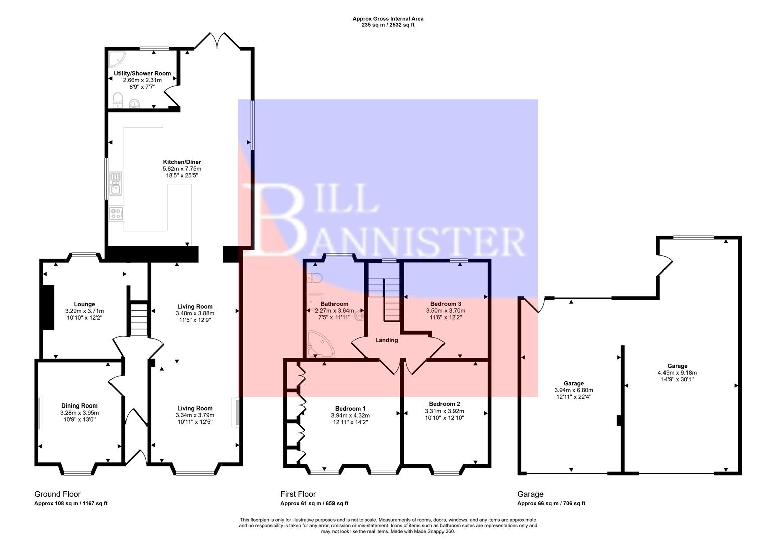 58, Union Street, Camborne floorplan