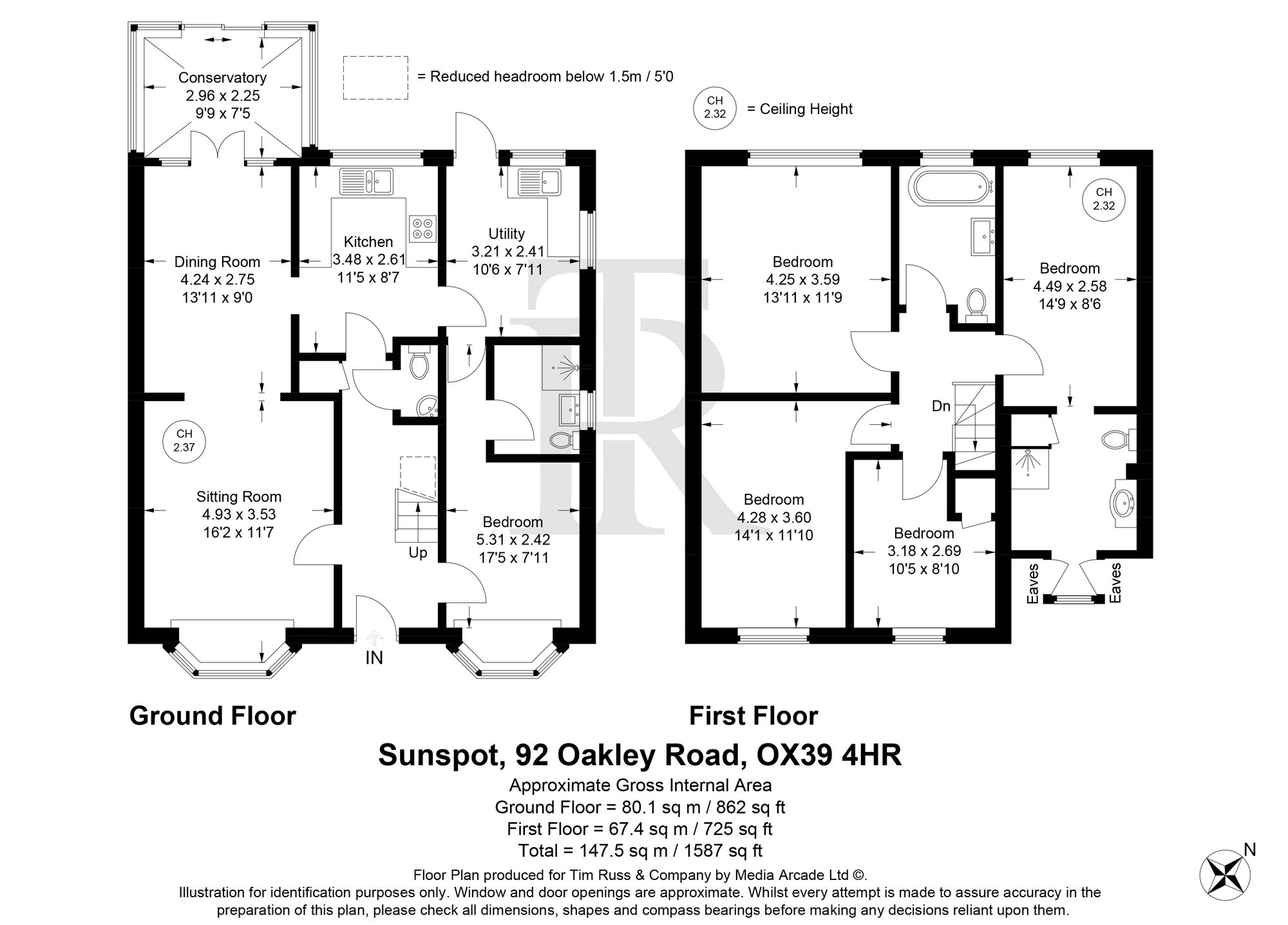 Sunspot, Chinnor floorplan