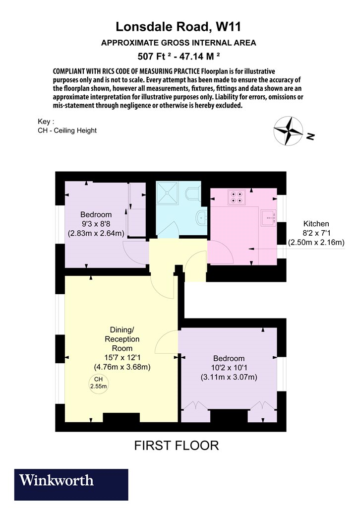 Lonsdale Road, London W11, 2 bedroom flat for sale - 70280370 ...