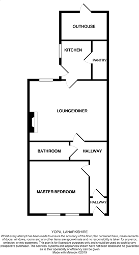 1 Bedrooms Flat for sale in Commercial Road, Strathaven ML10