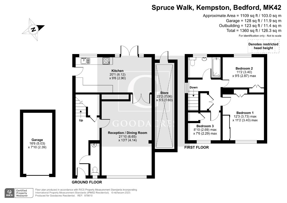 Spruce Walk Kempston Bedford Mk42 3 Bedroom Detached House For Sale