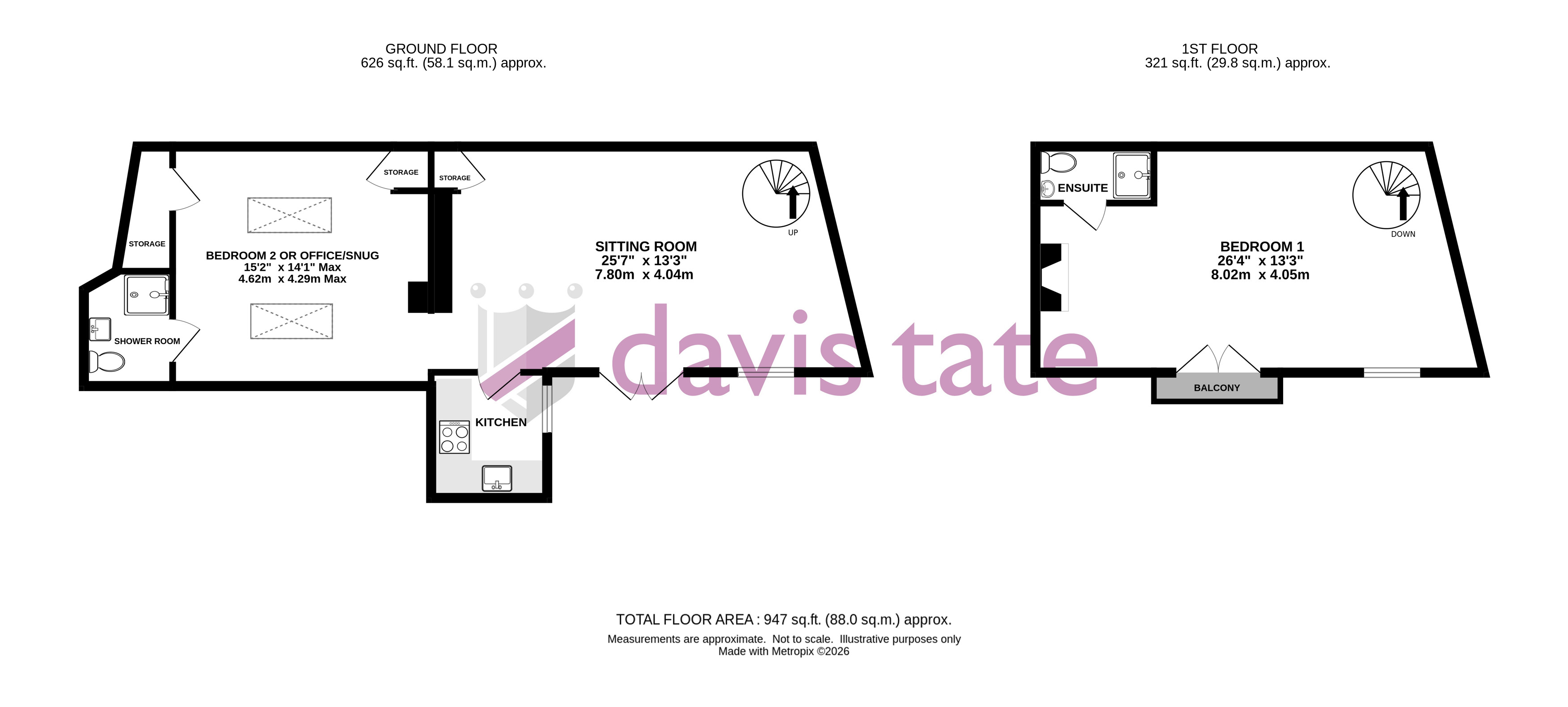 3B,, Queen Street, Wallingford floorplan