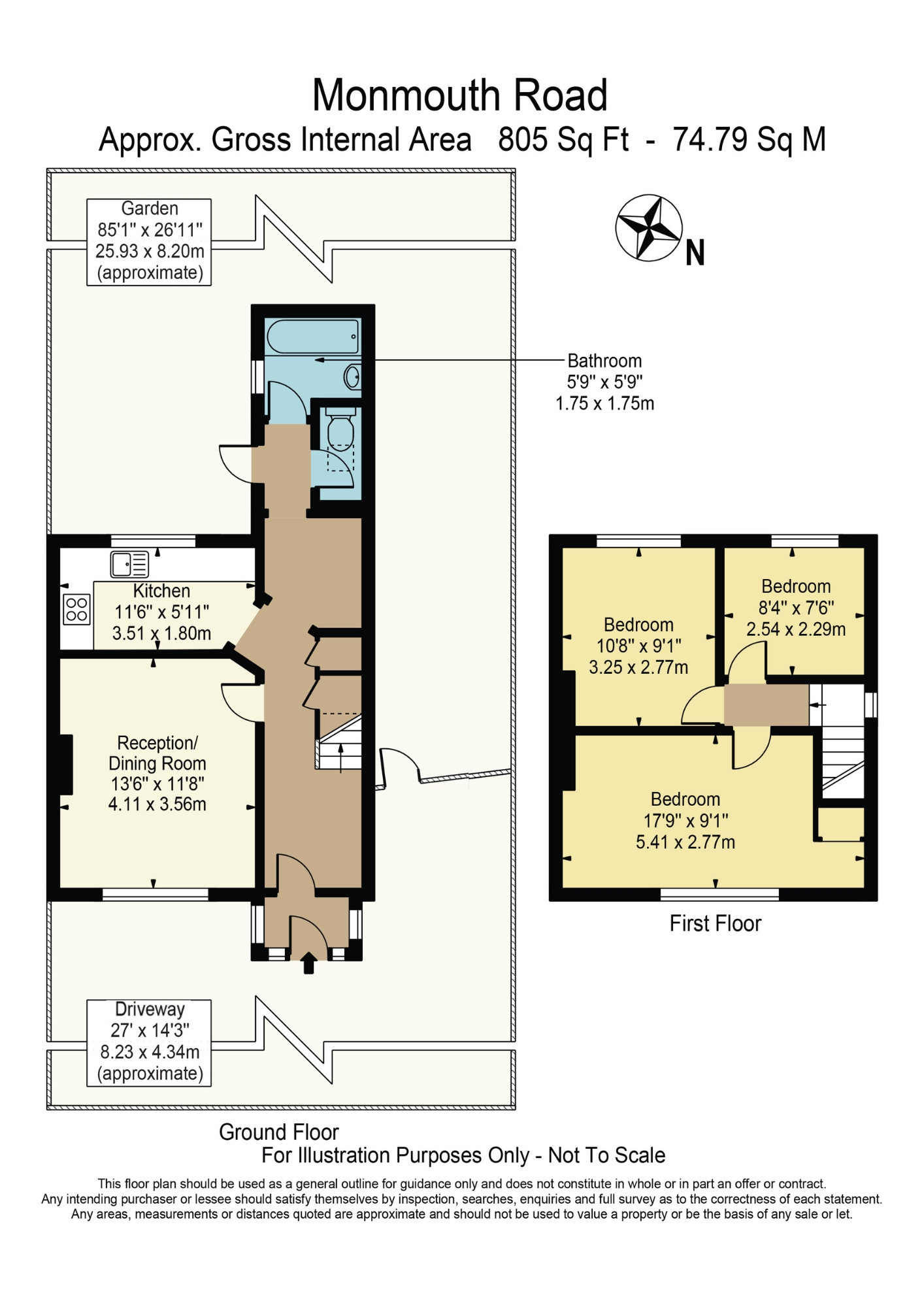 61, Monmouth Road, Dagenham floorplan