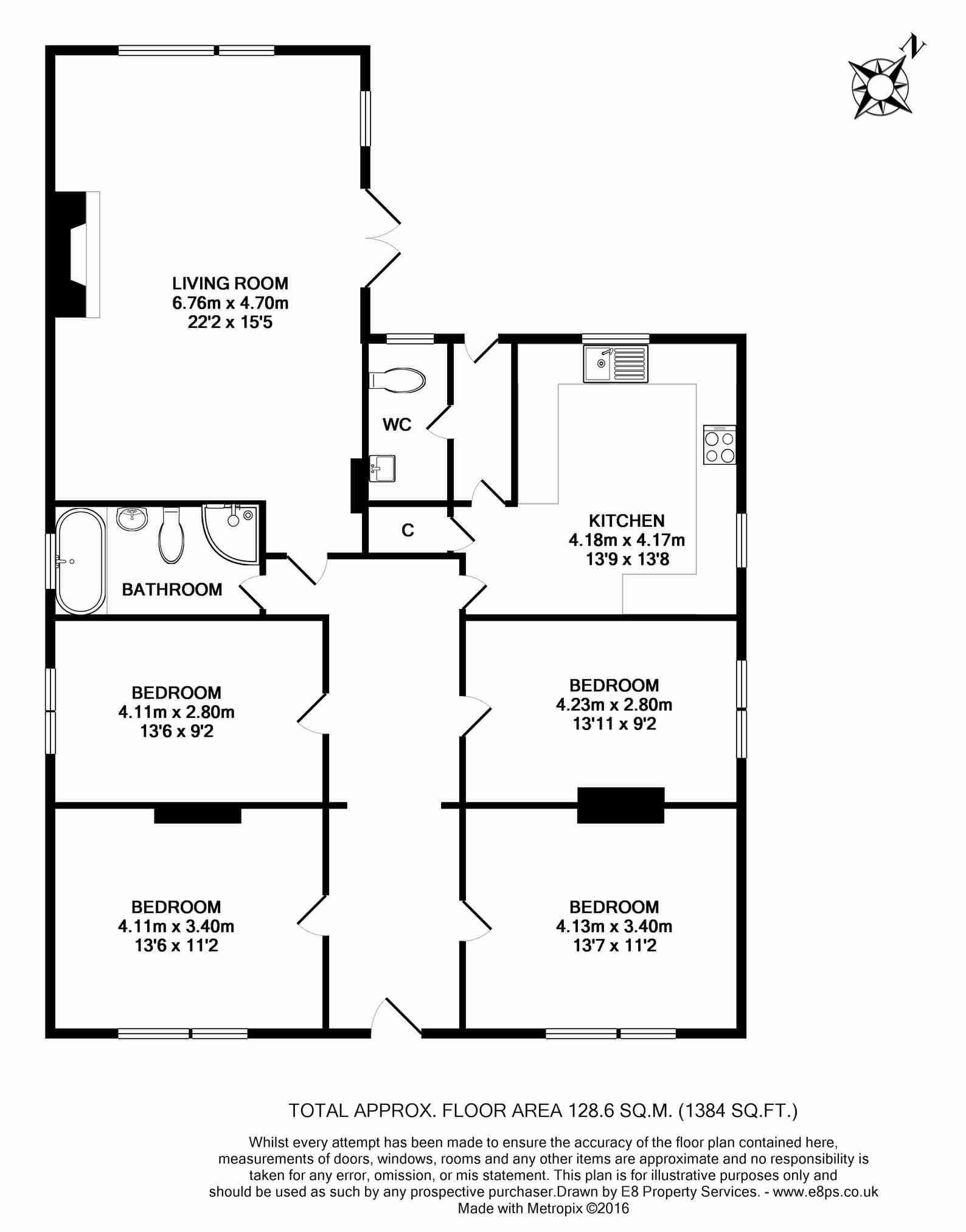 4 Bedrooms Detached bungalow for sale in Abingdon Road, Drayton, Abingdon OX14