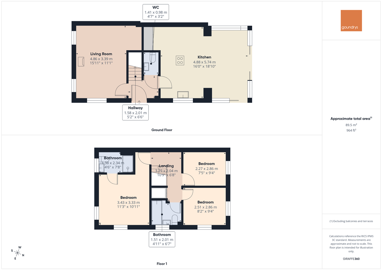 43, Roseworthy Road, Truro floorplan
