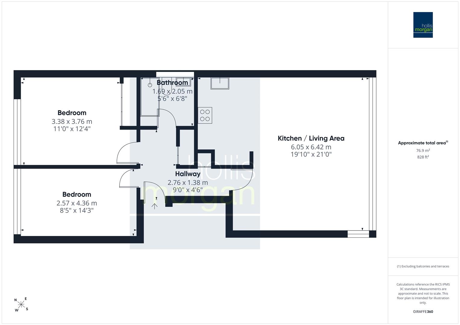 208, High Kingsdown, Bristol floorplan