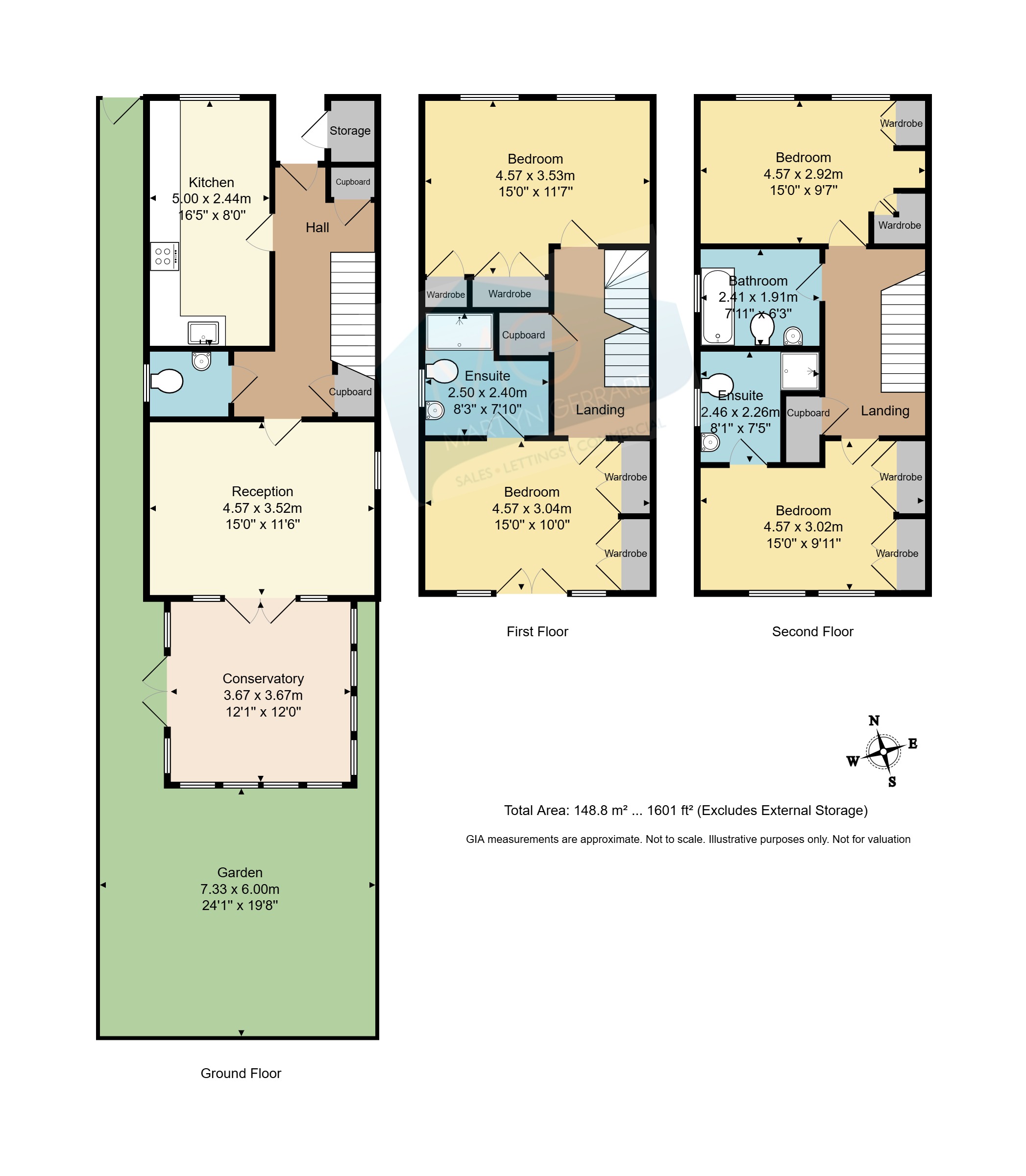 51, Osier Crescent, London floorplan