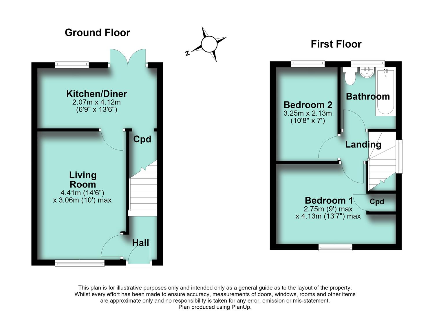 Dale Close, Wellingborough floorplan