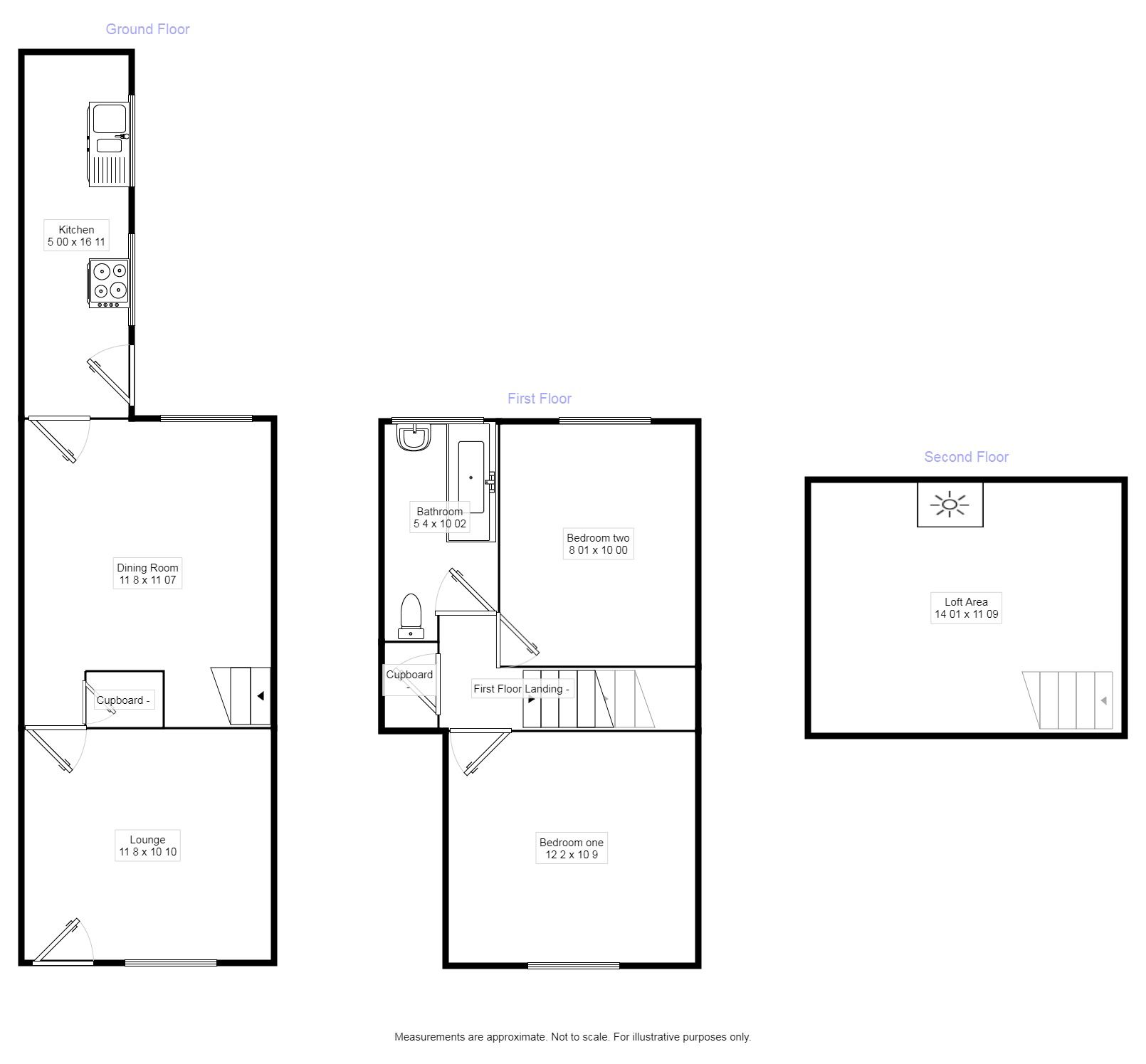 2 Bedrooms Terraced house for sale in Cromford Road, Langley Mill, Nottingham NG16