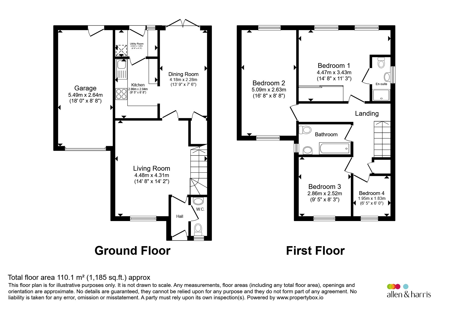 14, Skewbridge Close, Swindon floorplan