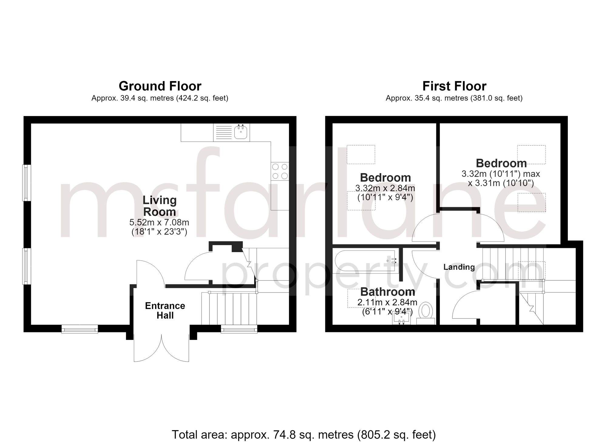 1 Church Place Butterworth Street, Swindon floorplan