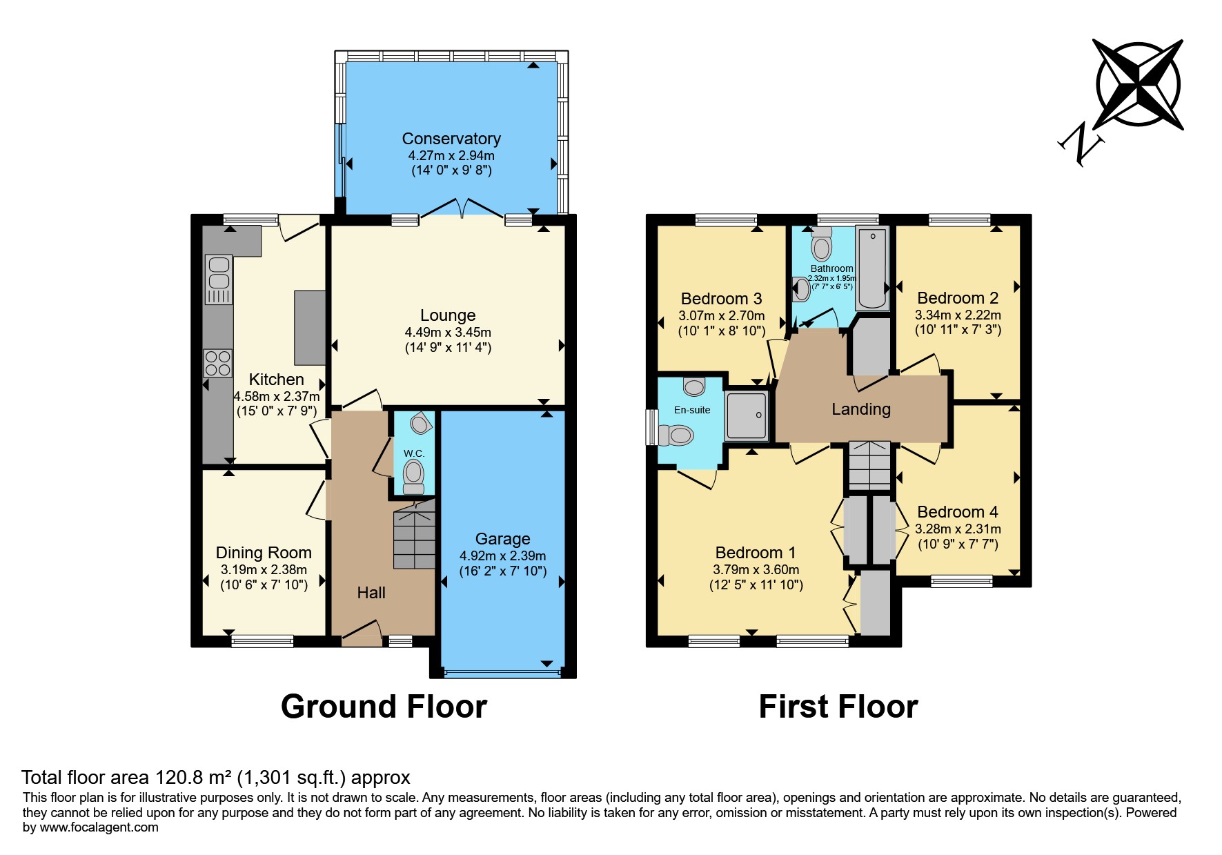 4, Speedwell Way, Norwich floorplan