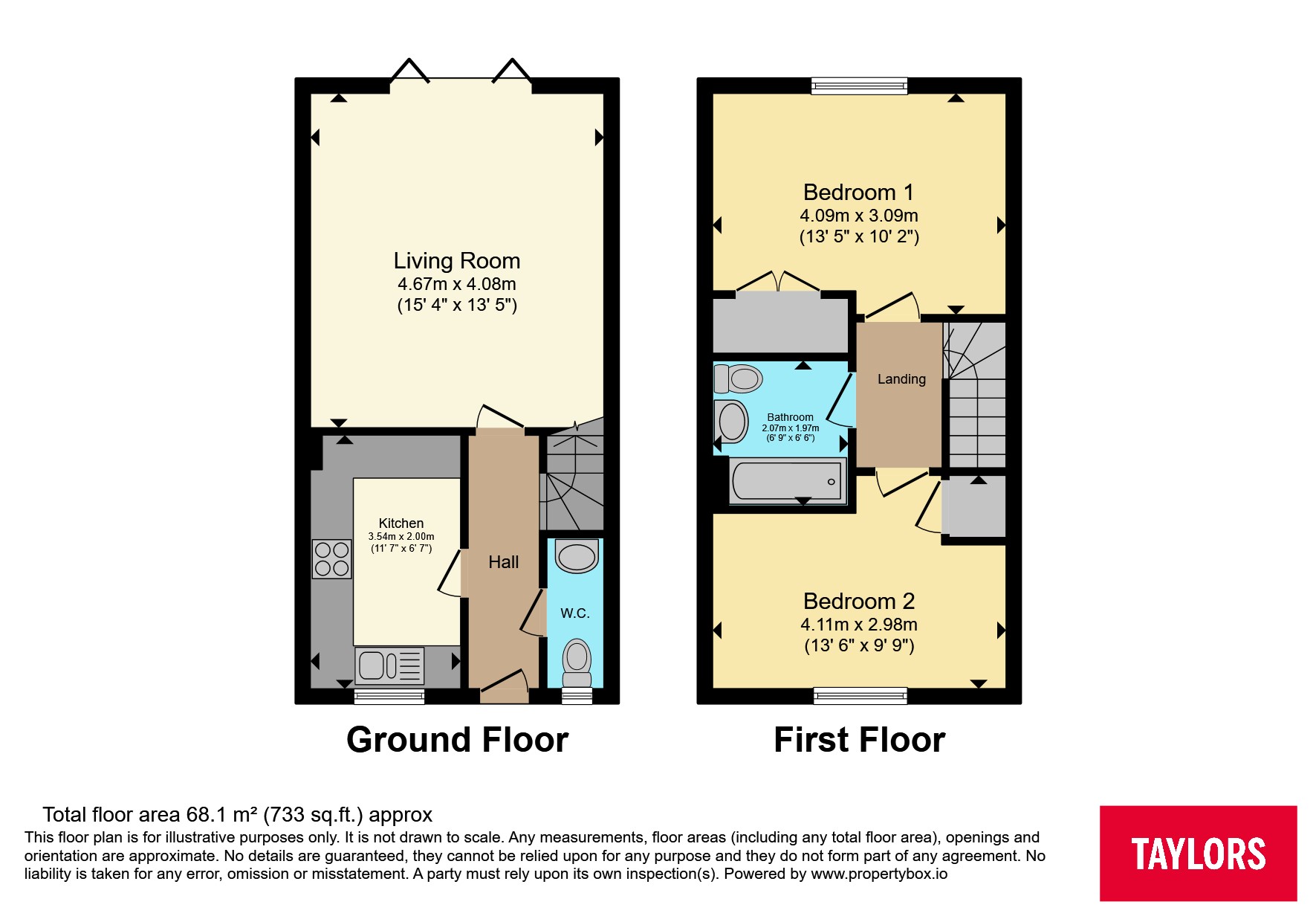86, Flanders Close, Oxfordshire floorplan