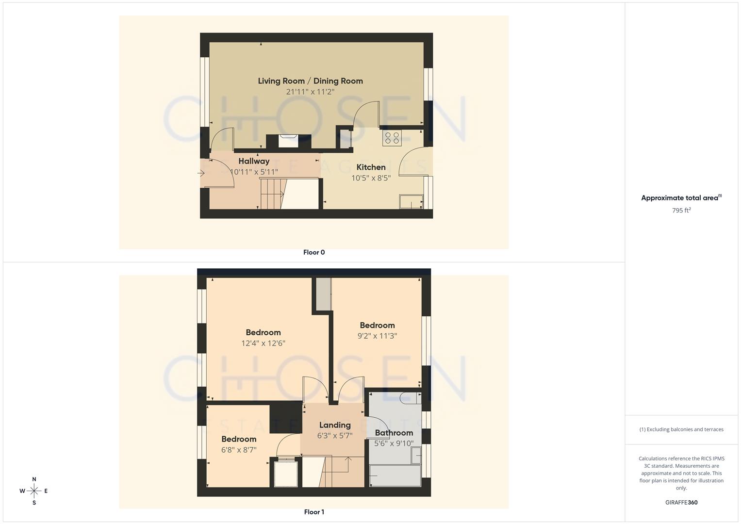 15, Humber Place, Gloucester floorplan