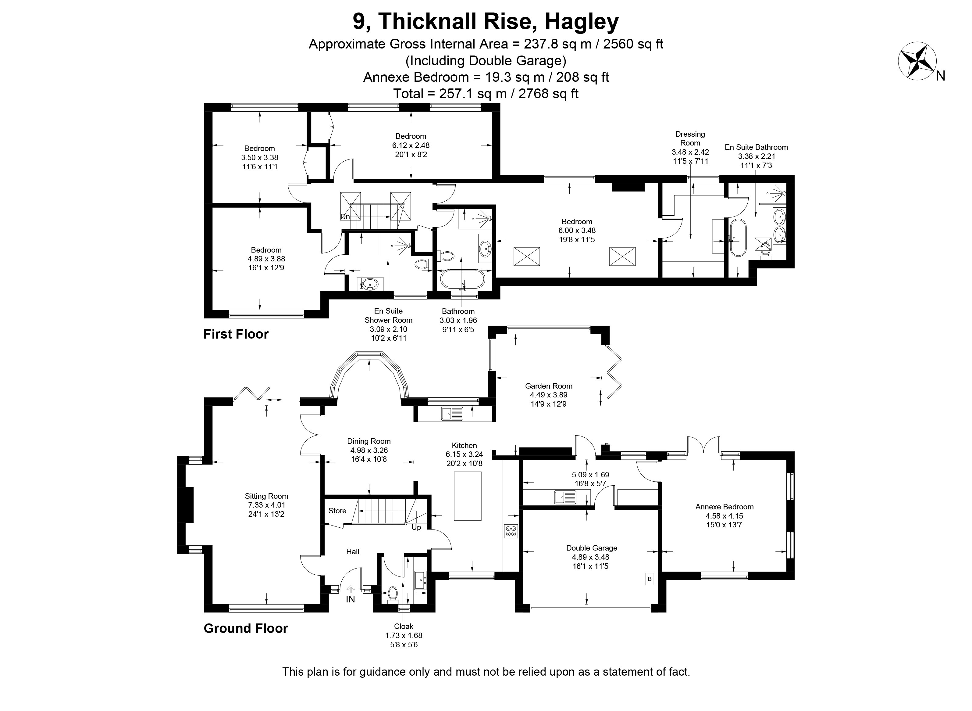 9, Thicknall Rise, Stourbridge floorplan