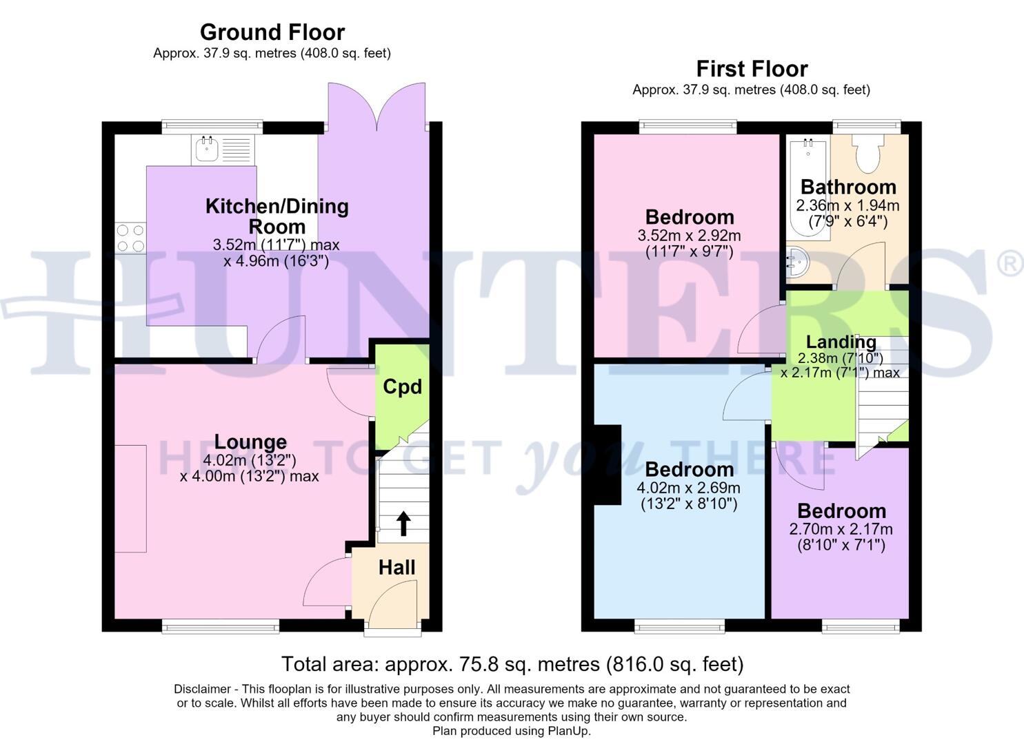 11, Myrtle Road, Manchester floorplan