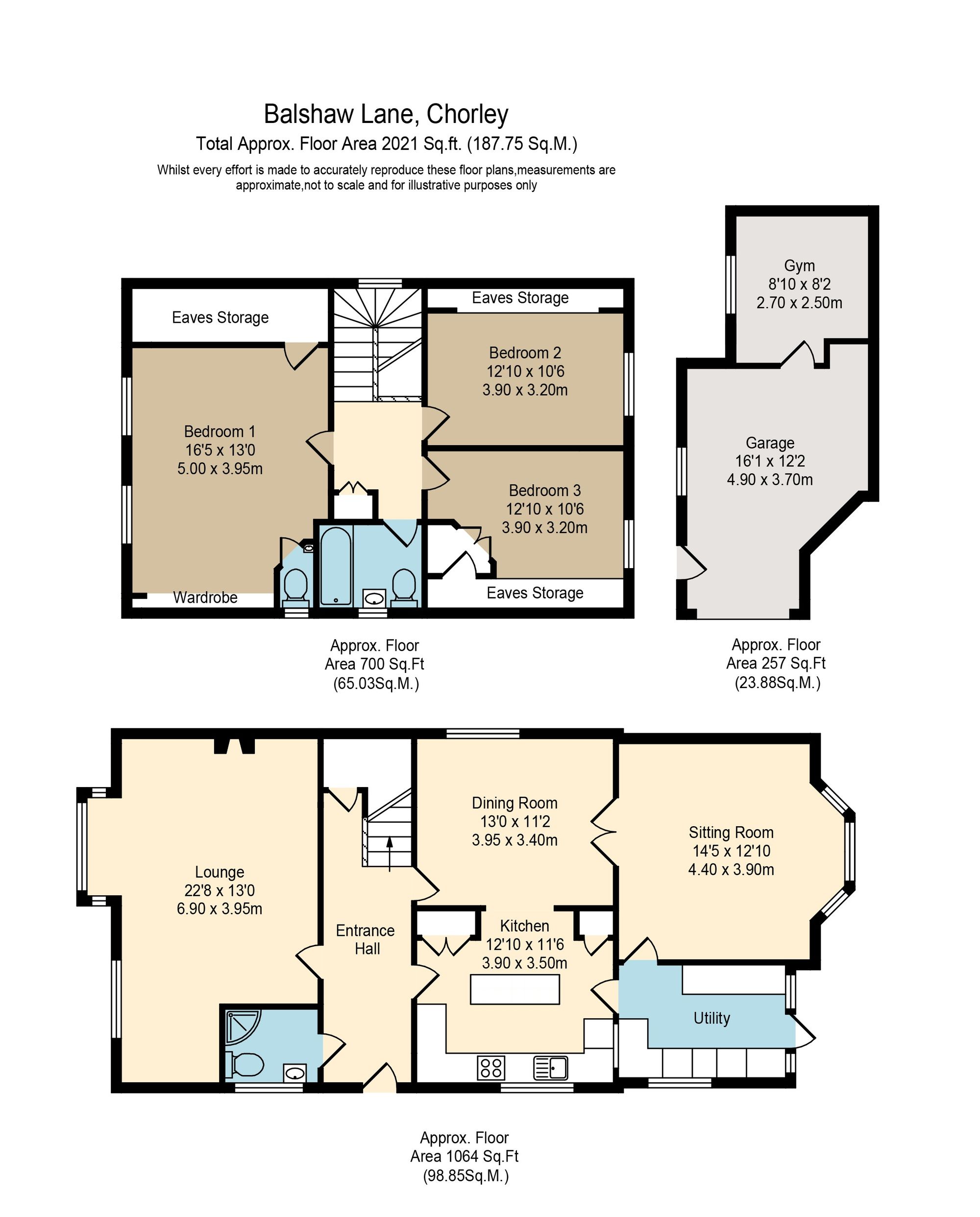 19 Balshaw Lane, Chorley floorplan