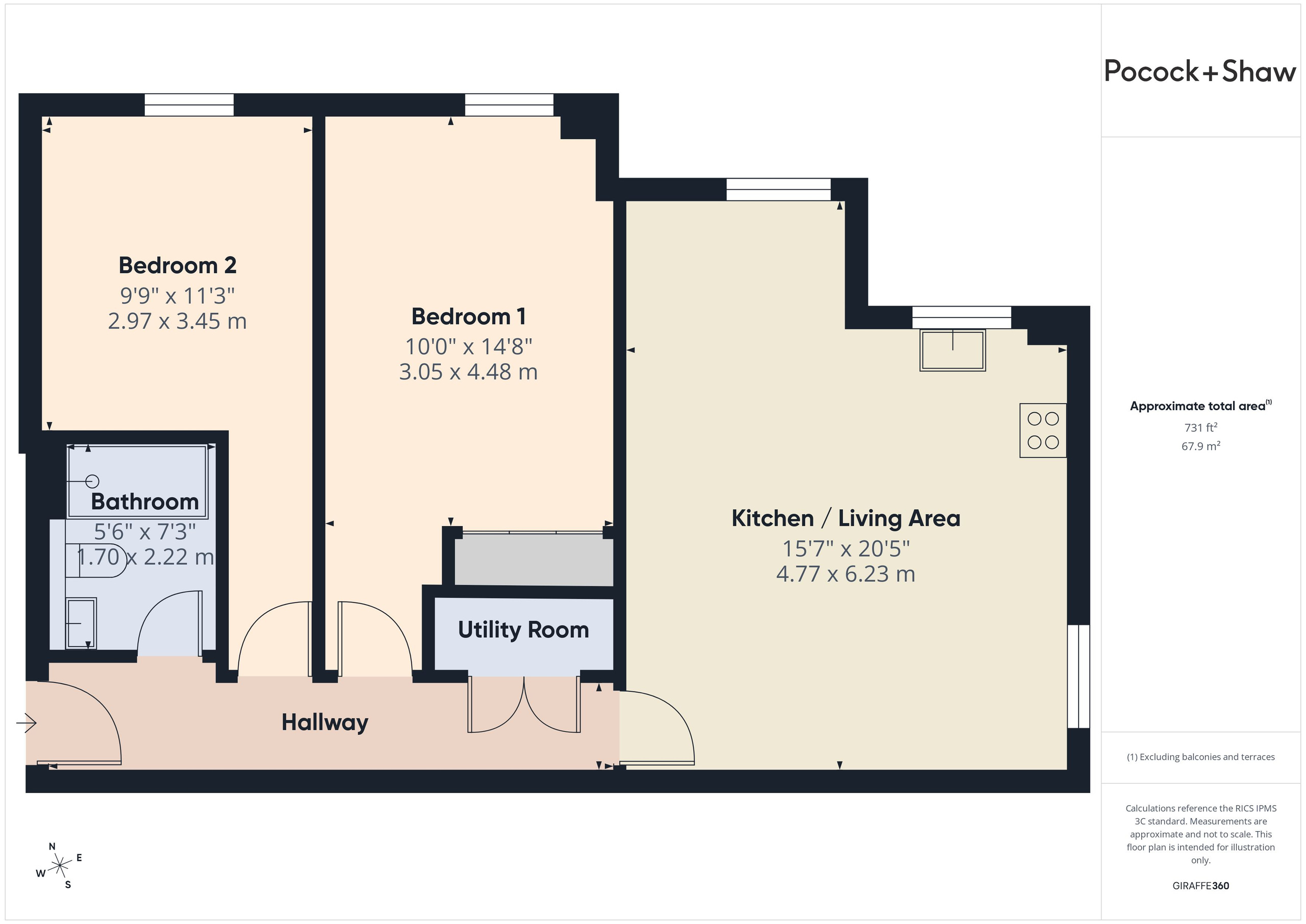 2 Lancaster House, Cambridge floorplan
