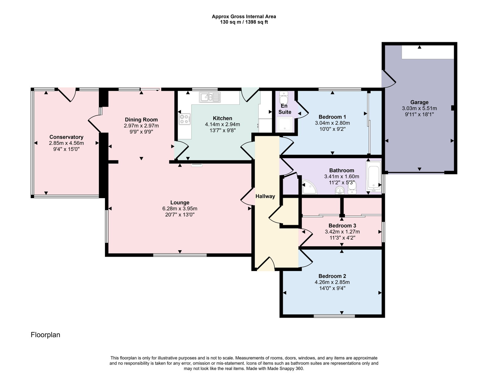 Curwendale, Workington floorplan