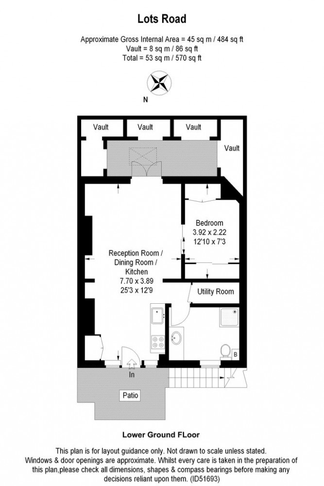 1 Bedrooms Flat to rent in Lots Road, Chelsea SW10