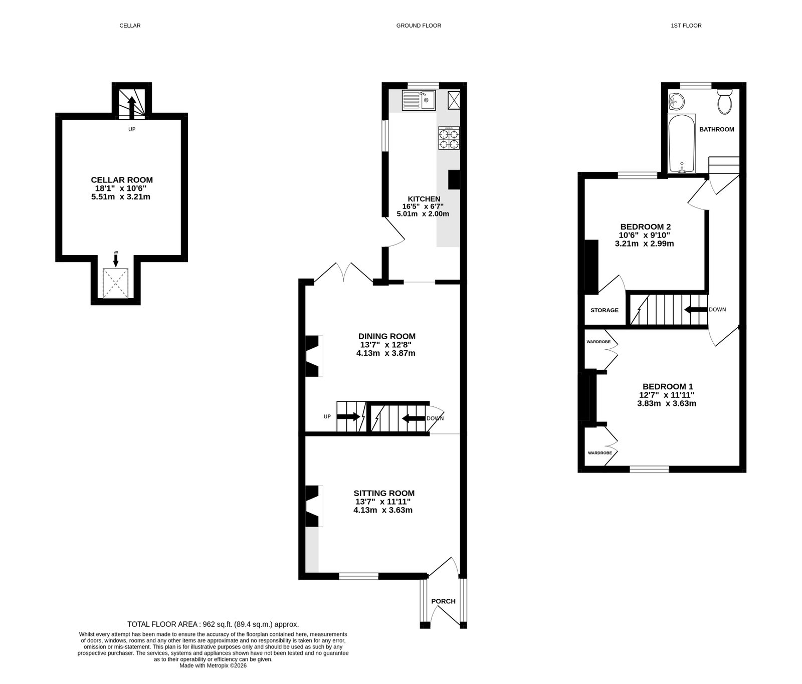 70, Cotterell Street, Hereford floorplan