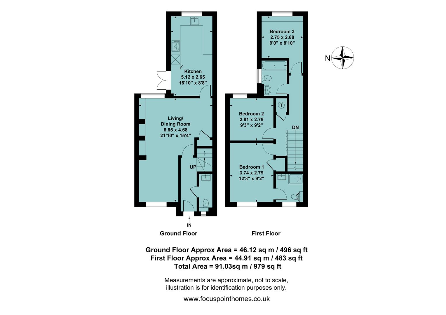 1, Pinson Close, Little Bourton floorplan